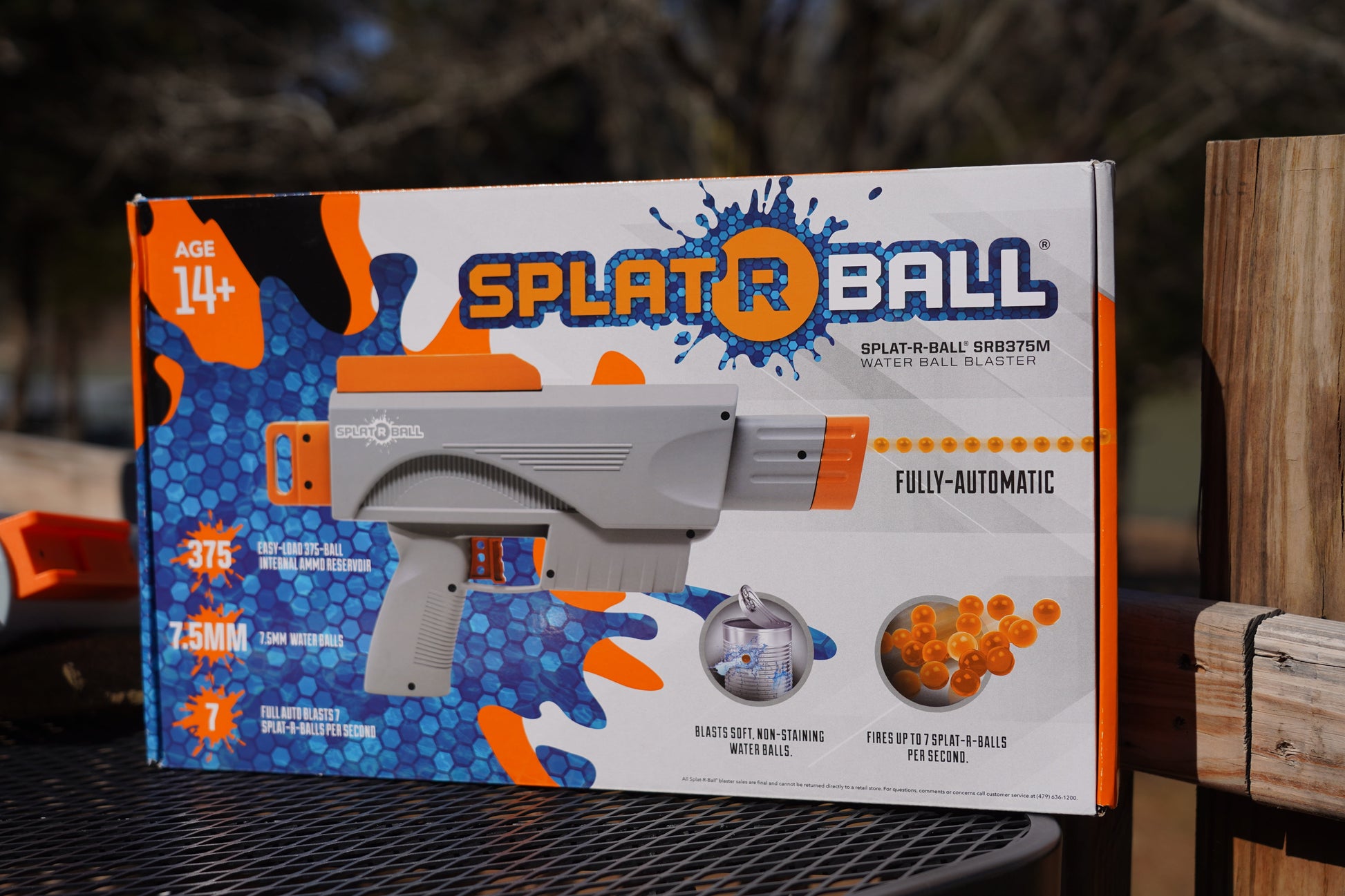 (2 Pack)  Full Auto 375 Mini Water Bead Blaster Kit Gray / Orange