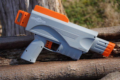 (2 Pack)  Full Auto 375 Mini Water Bead Blaster Kit Gray / Orange