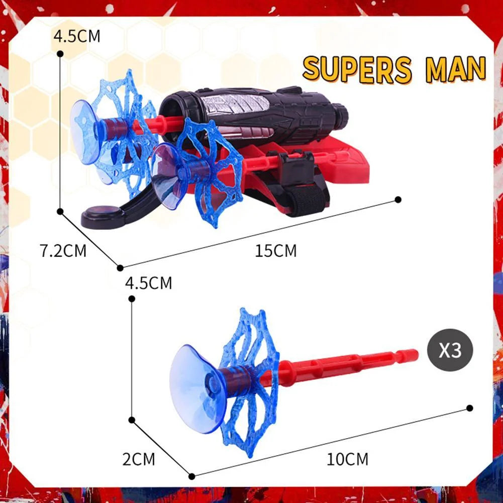 Launcher Toy + Free Spider Man Web Shooter Dart Blaster