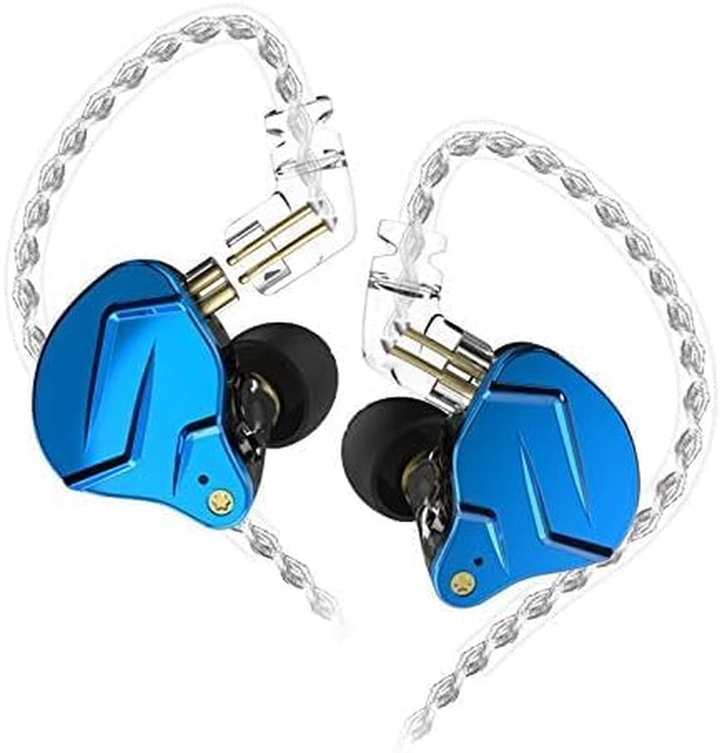 KZ ZSN PRO X Earphone with 1BA and 1DD, KZ High Fidelity in Ear Earbuds High Resolution in Ear Monitor Headphone (NO Mic, Blue)……