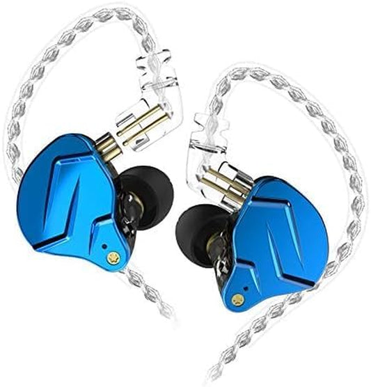 KZ ZSN PRO X Earphone with 1BA and 1DD, KZ High Fidelity in Ear Earbuds High Resolution in Ear Monitor Headphone (NO Mic, Blue)……