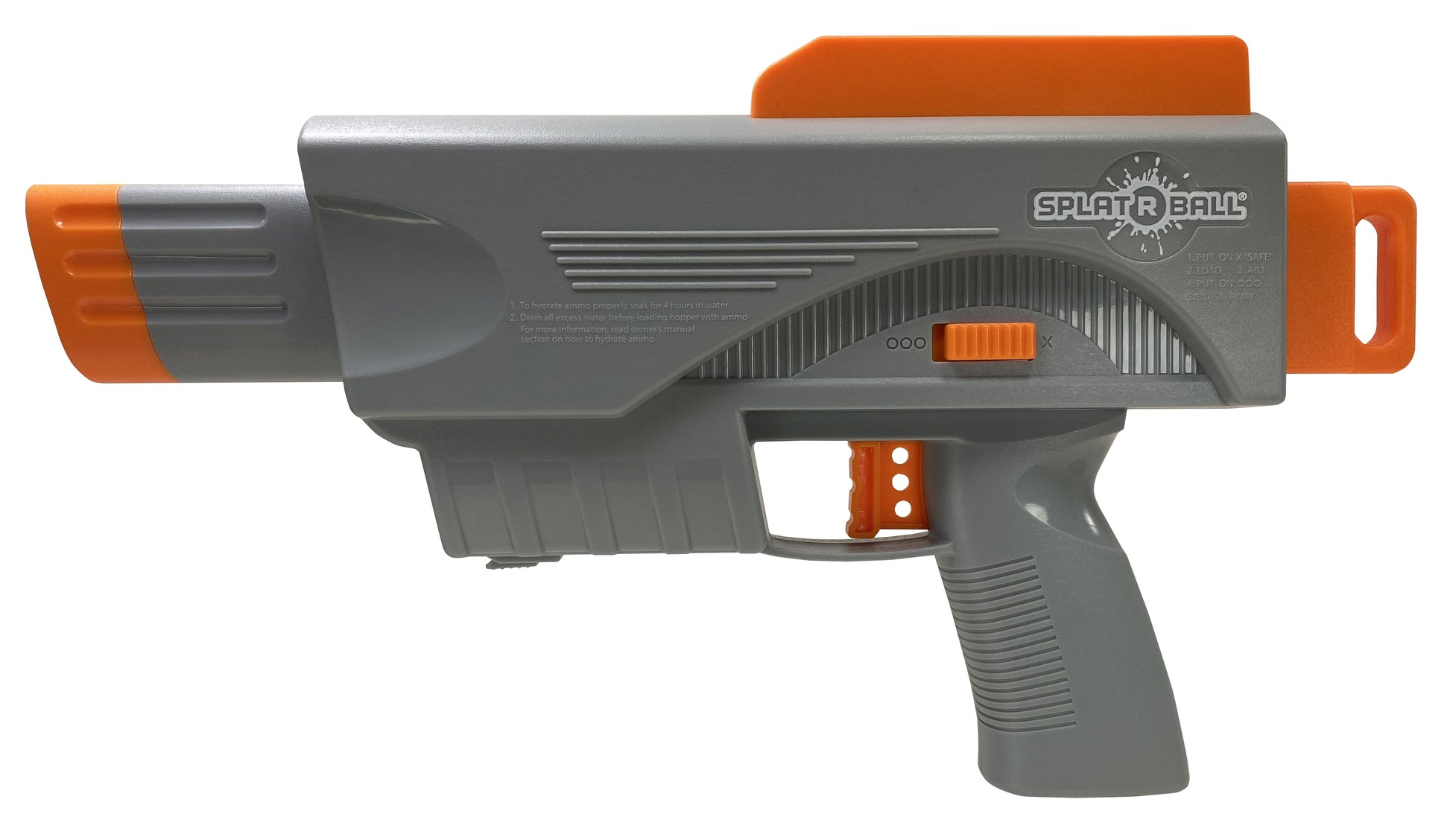 (2 Pack)  Full Auto 375 Mini Water Bead Blaster Kit Gray / Orange